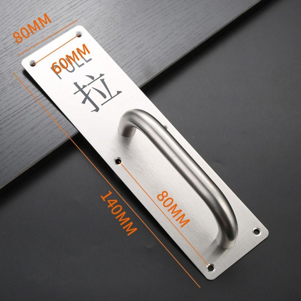 Silver Black Hardware Handles D Pull Door Handgrip Door Hardware Doorknob  Hotel