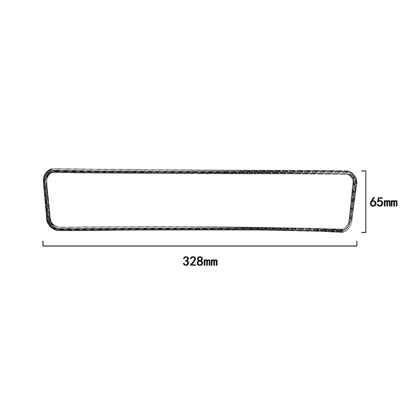 Для BMW E90 E92 E93 3 серии 2005-2012, настоящее углеродное волокно, центральное управление, украшение рамы для выхода воздуха, автомобильное украшение