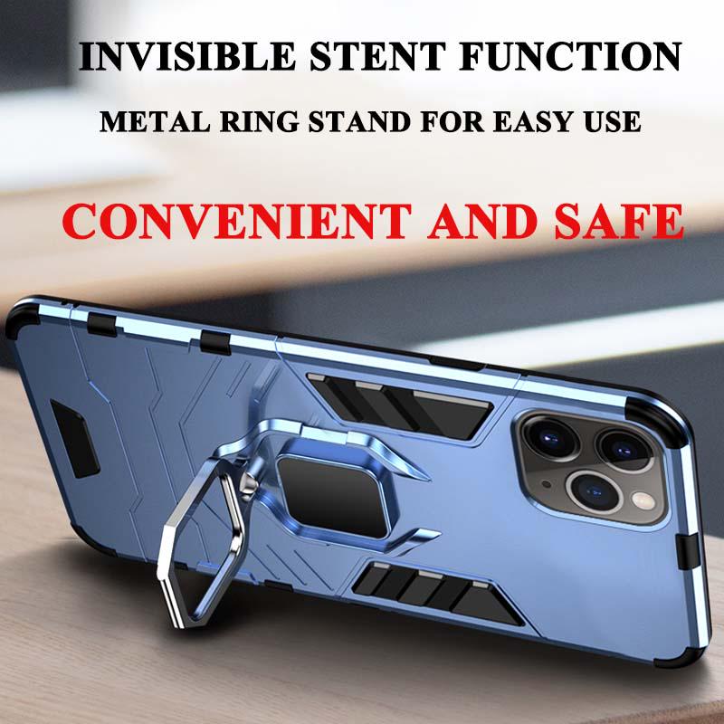 Противоударный чехол для iPhone 11 13 14 15 Pro Max XS XR X 8 7 Plus 6 6S 5 5S SE 2020 12 Mini Phone Cover Armor Holder Back Coque