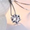 Real 1 Carat D Color Moissanite Pendant Necklace 100% 925 Sterling Silver Sparkling Engagement Wedding Party Fine Jewelry