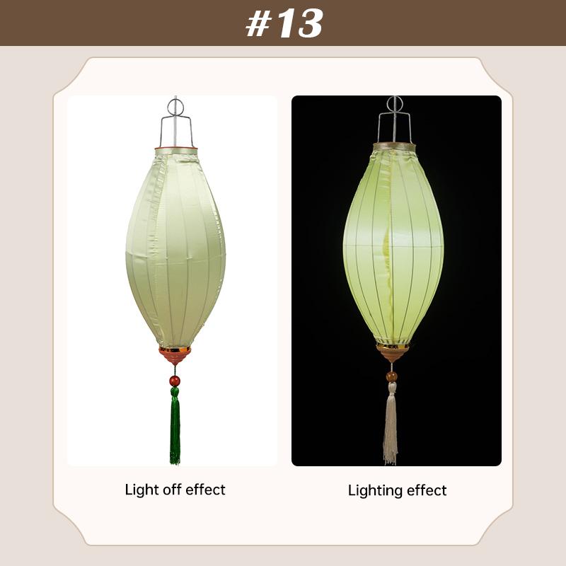 14-дюймовый традиционный фонарь для вечеринки на открытом воздухе шелковый фонарь китайский вьетнамский праздник середины осени весенний новогодний декор украшения