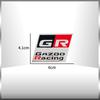 3D Aluminum Car Styling GR Sport/GR Gazoo Racing Emblem Auto Body Trunk Sticker For C-HR RAV4 YARiS Prius Harrier Corolla Accessory