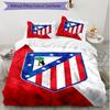 3pcs Duvet Cover Set (1*Duvet Cover + 2*Pillowcase, Without Core), football club Print Soft All‑Season Bedding Set, Home Bedroom Decor Gift