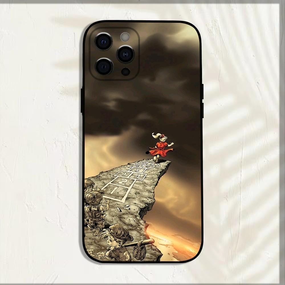 Чехол для телефона K-Korn Rock Band для iPhone 16,15,14,13,12,11,Pro,X,XS,Max,XR,Plus,Mini Мягкий черный чехол