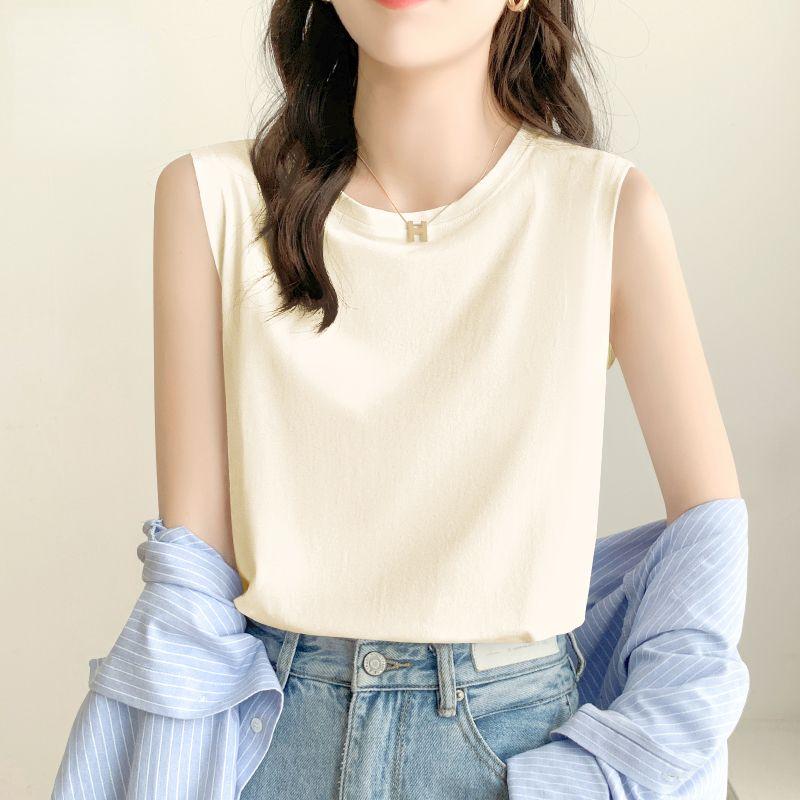 Cool and Comfortable Women's Sleeveless Cotton Vest for Women