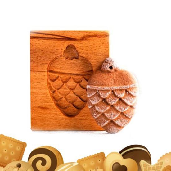 Деревянная форма для пряничного печенья, сделай сам, портативная стильная формочка для печенья для родителей и детей, забавный древесный материал