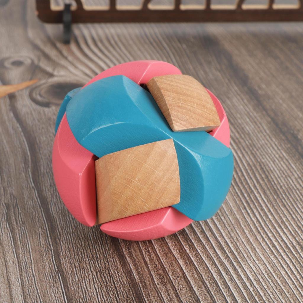 Kids' Educational Luban Lock IQ Puzzle Set: Assembly Toy for Stress Relief