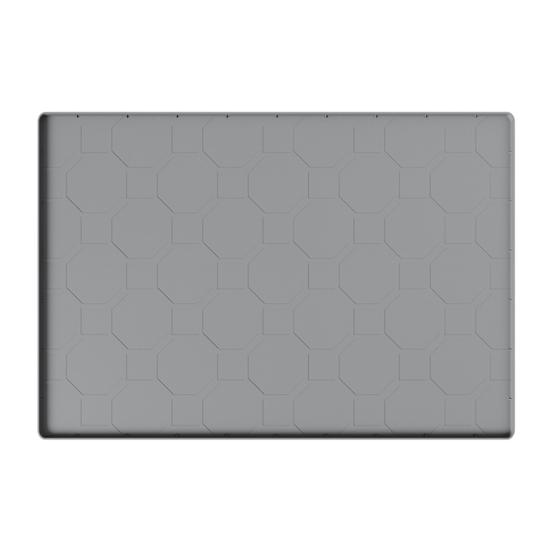 Cat Litter Box Mat with Raised Edges Non-slip Waterproof Urine Proof Easy Clean Scatter Control Kitten Litter Trapping Mat Silicone Floor Pad Pet