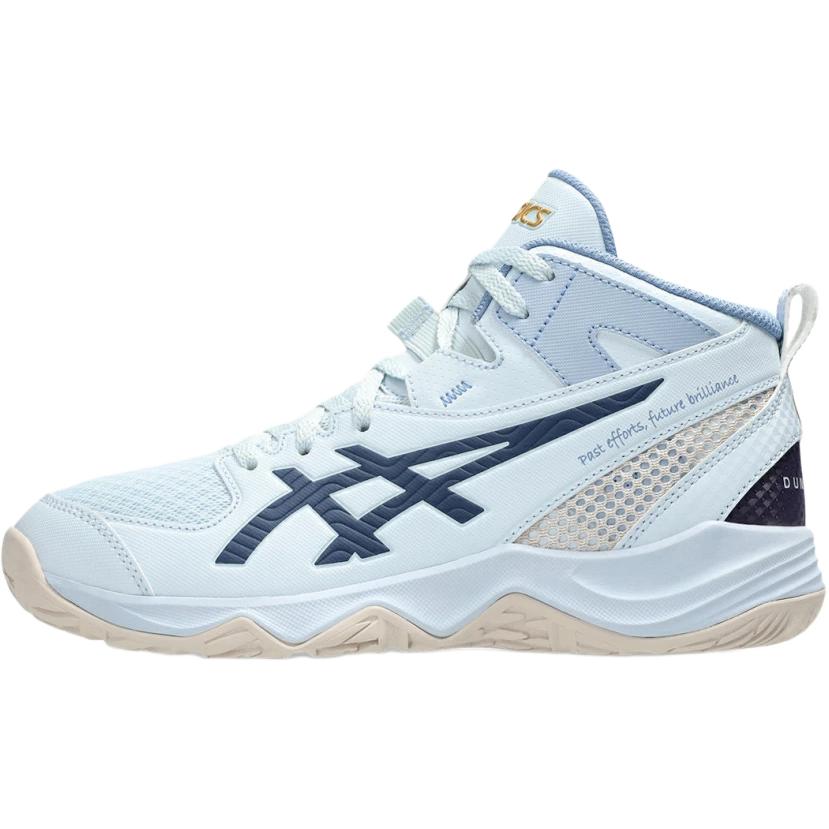 Asics DUNKSHOT MB 10 Средние Детские Баскетбольные Кроссовки Бело-Синие Детские 1064A023-401