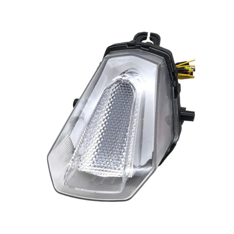 For Suzuki GSX-R1000 GSXR1000 2017- Rear Tail Light Brake Turn Signals Integrated LED Light Replacement Accessories White
