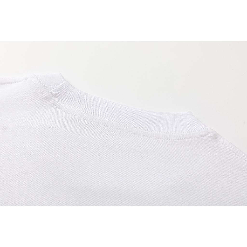 Off-White 2025 Spring/Summer New Style Inkjet Arrow Pattern Round Neck Hooded Short Sleeved Men's and Women's T-shirts