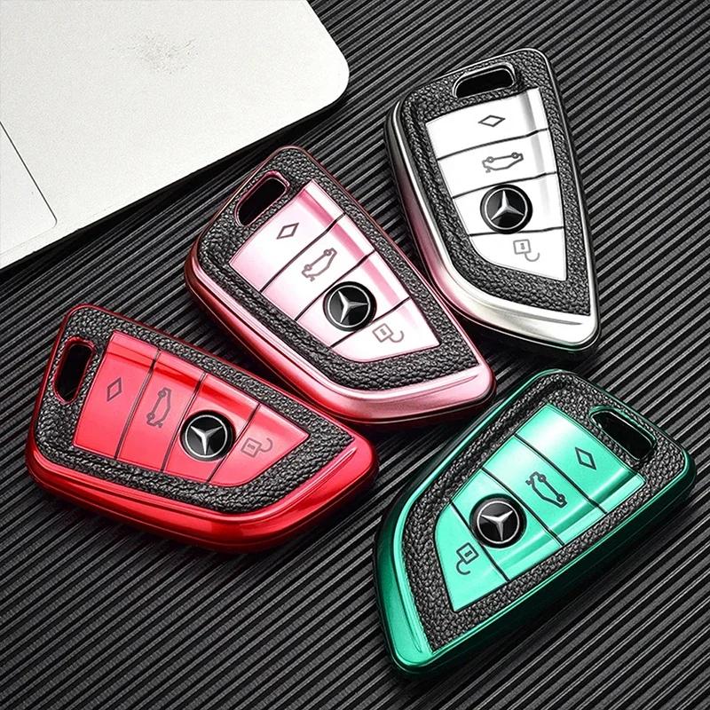14MM Car Decorative Accessories Auto Key Decals Stickers For Mercedes Benz AMG W203 W206 W220 W205 W211 W177 W204 W213 W214 W168 ACDFJ1