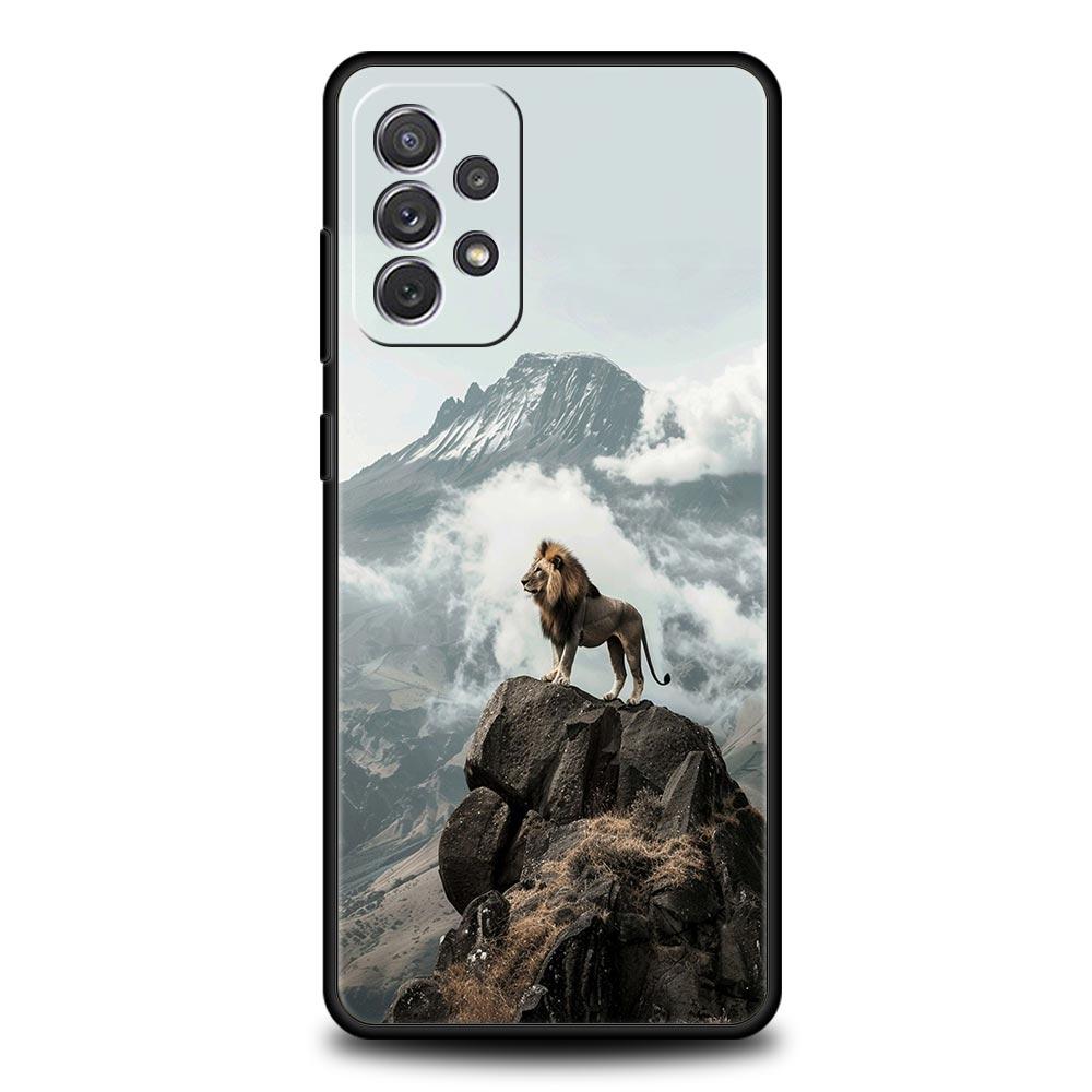 Чехол для телефона с изображением Короля Льва для Samsung Galaxy A17 A07 A55 A35 A25 A15 A05s A33 5G A31 A23 A21s A13 A41 A73 A53 A51 A71