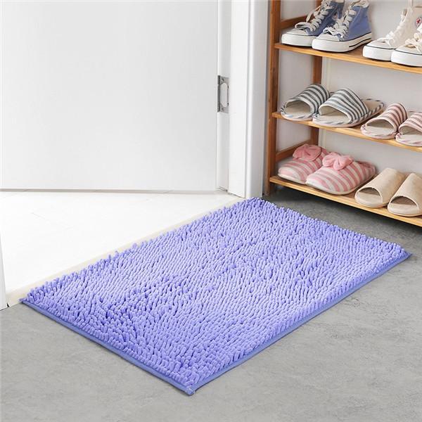 Thicken Chenille Bath Mat Non-slip Bathroom Rugs Door Absorbent Pad Mat Shaggy Mats Rug for Entrance Sofa Pet Carpet