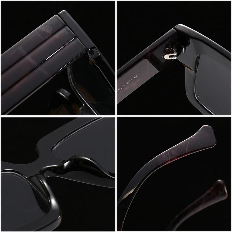 SHAUNA Fashion Oversized Square Candy Color Women Sunglasses Retro Clear Light Gray Eyewear Men Green Pink Wide Legs Sun Glasses