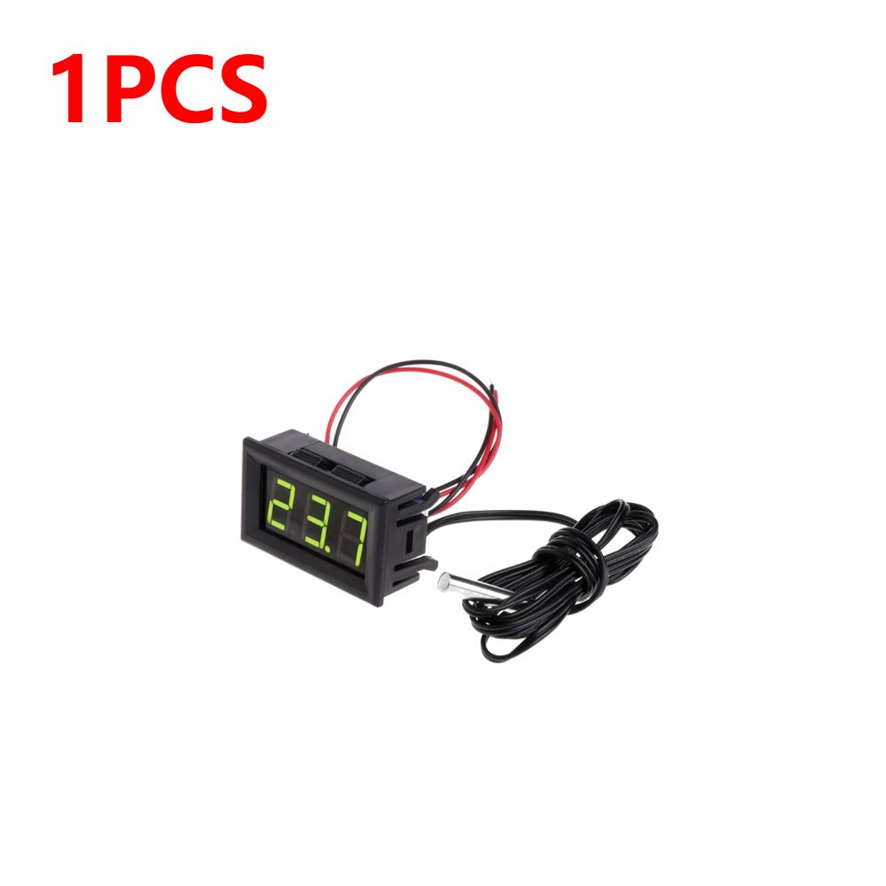 0,56-дюймовый светодиодный цифровой датчик температуры, измерительный детектор, датчик постоянного тока 5-12 В, термометр, температурный прибор