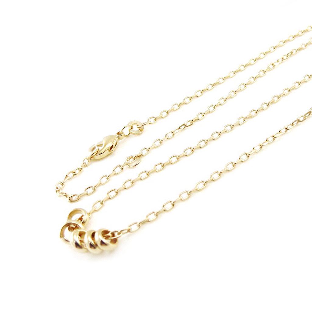 Les Trésors De Lily [J0079] - Позолоченное колье «Хореография» - 15x4 мм