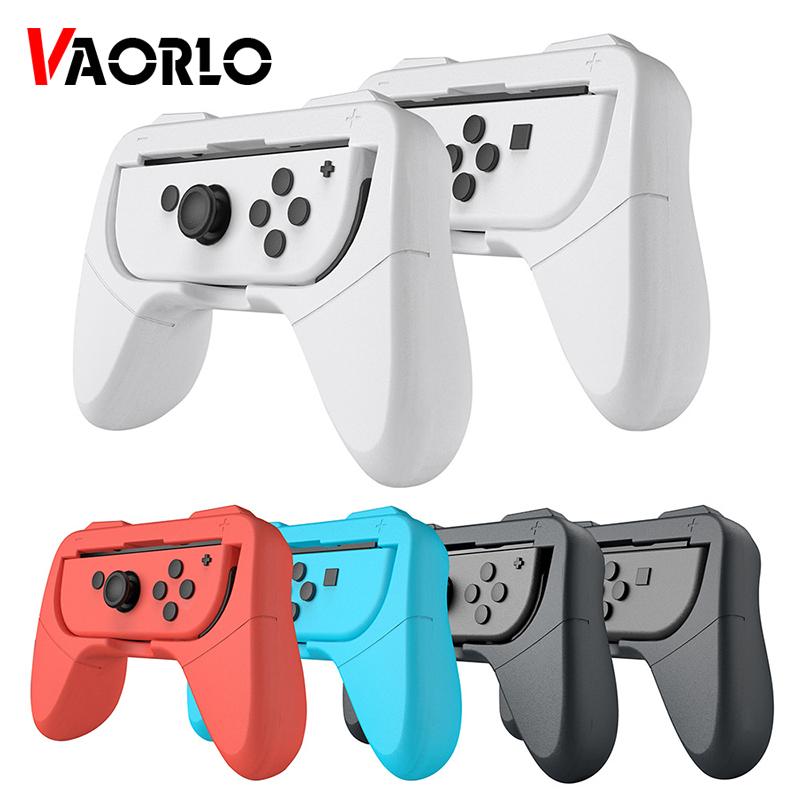 VAORLO 2 шт., держатель-подставка для кронштейна Joycon, колесо для Nintendo Switch/Nintendo Switch, OLED контроллер JOY CON, геймпад, аксессуары для рукояток