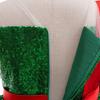 2pcs Girls Christmas Sequin Shining Party Dress Young Festival Carnival Clothes Girl Lace Birthday Time Dresses Kids New Costume