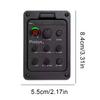 201 Classic Acoustic Guitar EQ Tuner Piezo Pickup Acoustic Guitar Preamp EQ Tuner Onboard Preamps for Fishman Presys+