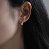 NORMALLEE [Silver 925] Flake Earrings