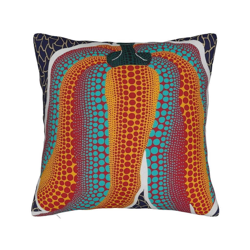 Yayoi K-Kusama Pillowcase Soft Fabric Cushion Cover Decorations Pillow Case Cover Home Square 40X40Cm