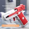 Mini Desert Eagle Mechanical Continuous Firing Water Gun Small Pistol Summer Outdoor Beach Poor Toy Shoot Water Gun for Kids