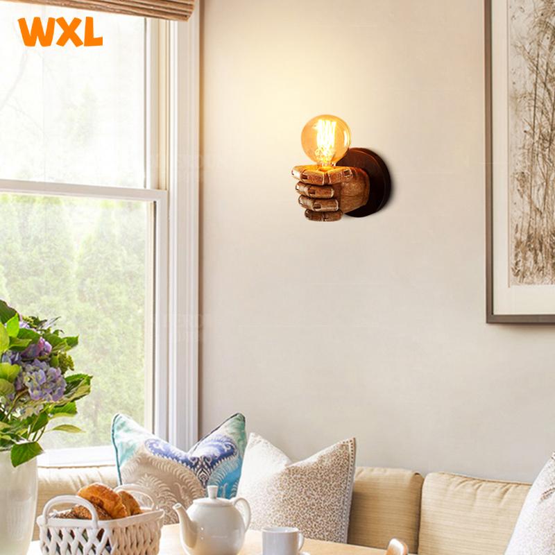 Винтажные деревянные настенные светильники в США, смоляные светильники для ресторанов, студий, баров и кафе.