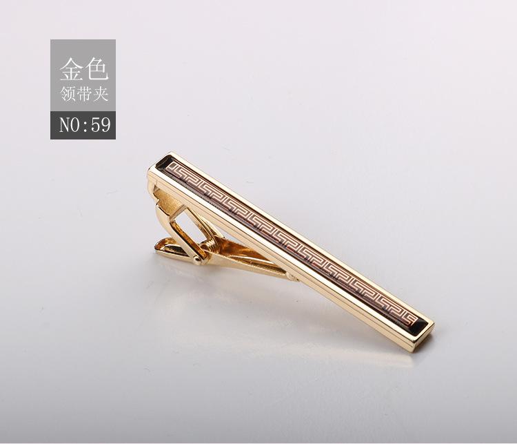 Зажим для галстука Матовый Зажим для воротника Мужской Формальный Деловой Золотой Серебристый Металлический зажим высокого класса