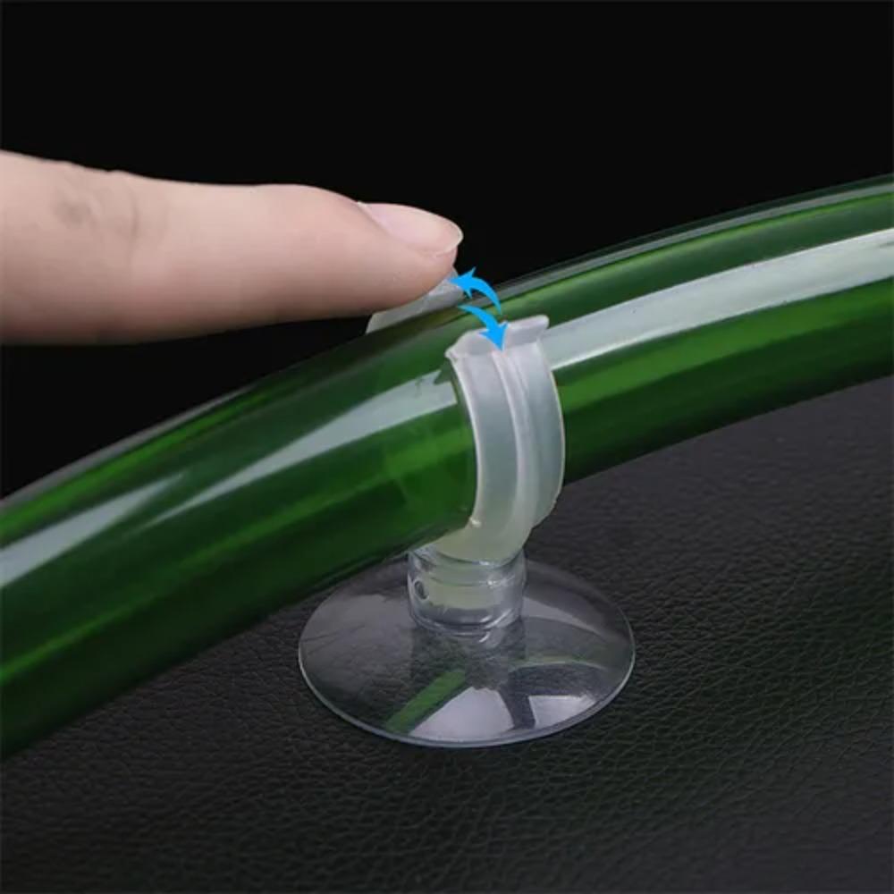 10 шт. ПВХ присоска для аквариума прозрачная с крючком присоска для аквариума многоразмерная сильная адсорбция зажим для воздушного шланга проволока