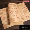 50Pcs Food Waxed Paper Oil-Proof Wax Paper Bread Sandwich Burger Fries Macarons Packaging Kitchen Baking Tool Packaging Decor