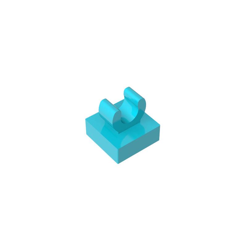 20pcs MOC Parts 15712 44842 Tile Modified 1 x 1 with Open O Clip Compatible Bricks DIY Assmble Building Blocks Particle Kid Toy