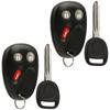 Key Fob Keyless Entry Remote with Ignition Key for 2003-2006 Chevrolet Avalanche Equinox Silverado