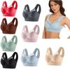 Wireless Back-Smoothing Seamless Bra - Latex Cups with Lift & Support, Plus Size Ice Silk Comfort for Sagging Prevention & T-Shirt Invisible Wear