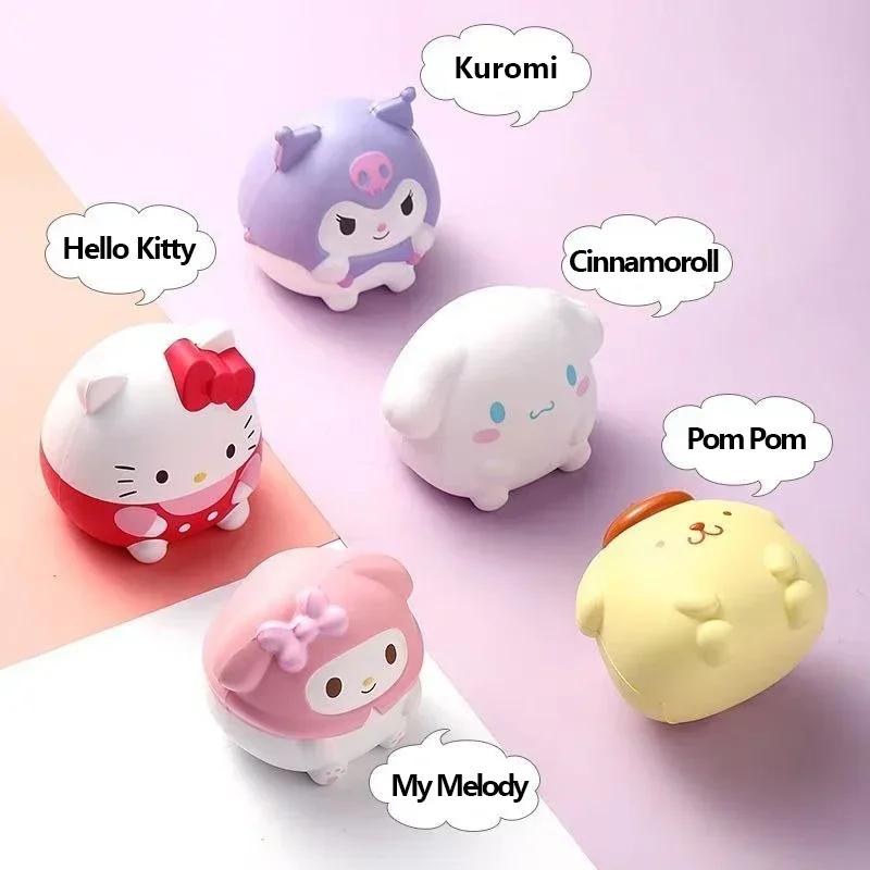 @Kuromi Hello Kitty Таблетки от стресса Сквиши Аниме Мультфильм Бесплатные Вещи для Мальчиков Девочек Детей Карманный Толкалка Сжималка Игрушки-Антистресс Подарок