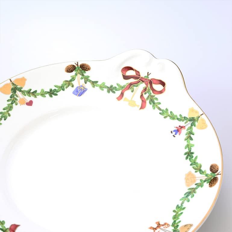ROYAL COPENHAGEN Блюдо для рождественского торта Star Fluted, глубокая тарелка, 28 см x 25 см, 2503422 [Параллельный импорт]