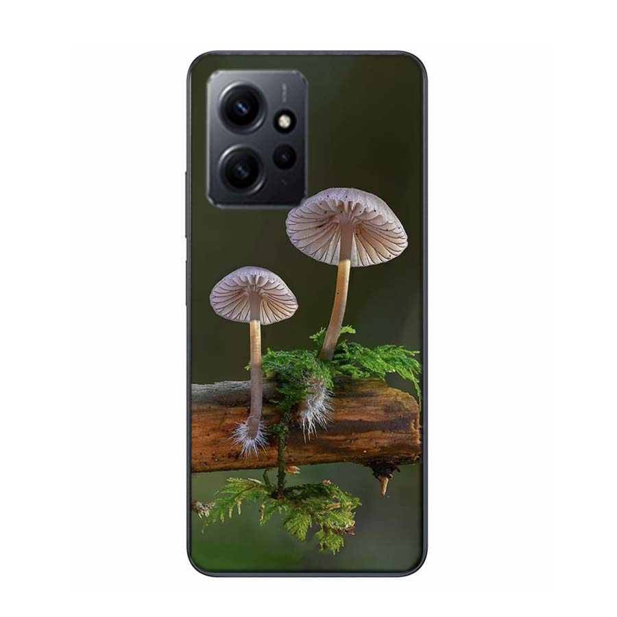 Fungal Aesthetics Phone Case For Redmi 12 13C 12C 15C 9 10 10C Note 13 Pro Plus 14 15 Pro 9T 9C 9A TPU Soft Cover Clear Cell Cas
