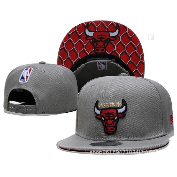 Source Baseball Cap Basketball League Bull Hat Street American Retro Embroidery Flat Edge Bull Head Casual Hat