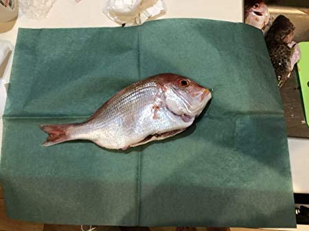 Green Perch Roll Box Type Fish Wrapping Paper Perch Paper Fish Fish Drip Blood Fresh Preservation Paper Aging Sheet Pack-n (30m)