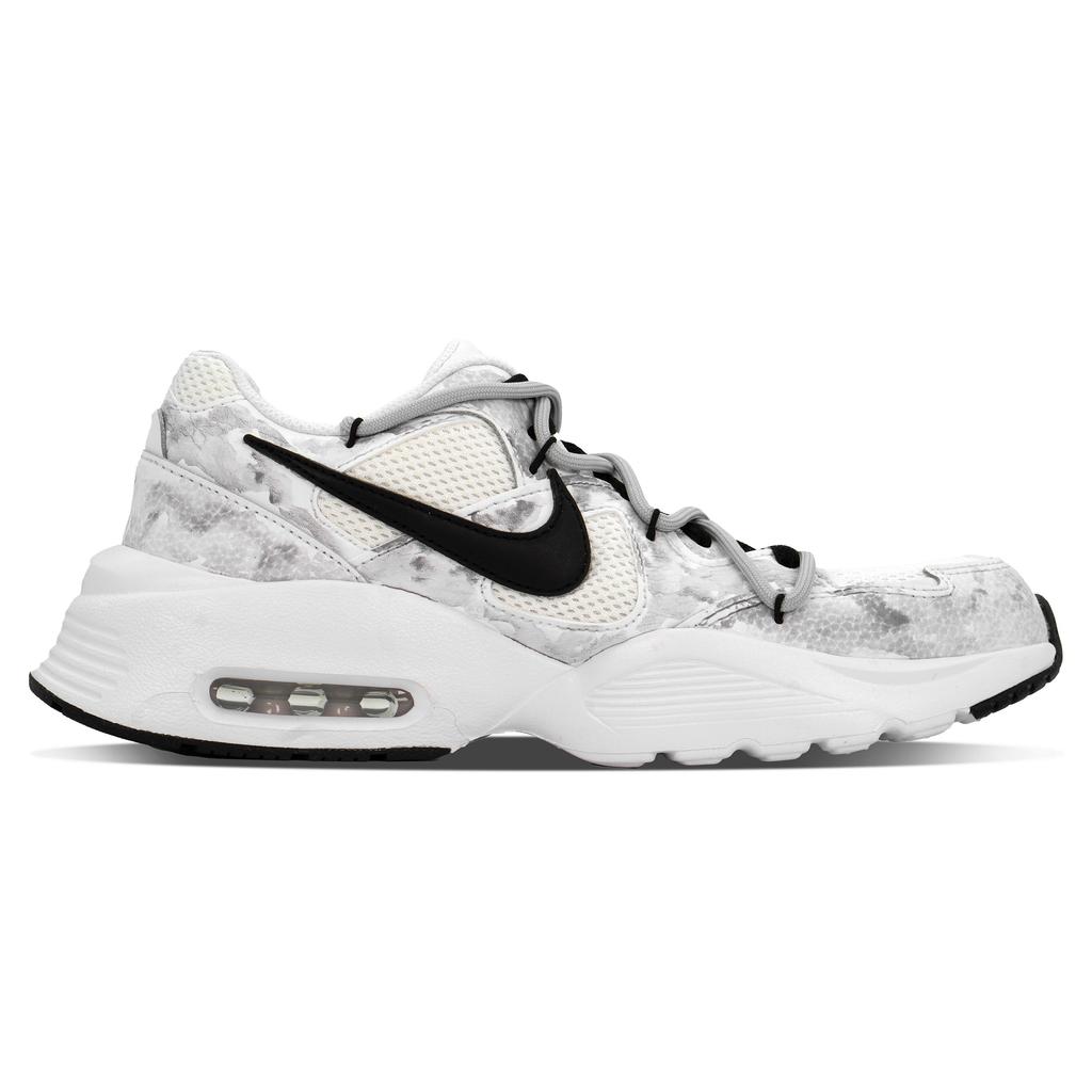 Nike Air Max Fusion Сетчатые Низкие Повседневные Городские Для Езды на Работу Беговые Кроссовки Мужские Черный Белый Серый CJ1670-102(Team84-S-BOX)