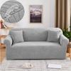 Waterproof Solid Elastic Sofa Cover Stretch Jacquard Spandex Armsofa Cover For Living Room 1 /2 /3 /4 Seats