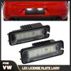 Car LED Number License Plate Light For Skoda Seat Leon Ibiza VW Golf 4 5 6 7 MK4 MK7 Passat CC Polo Scirocco 2008-2013