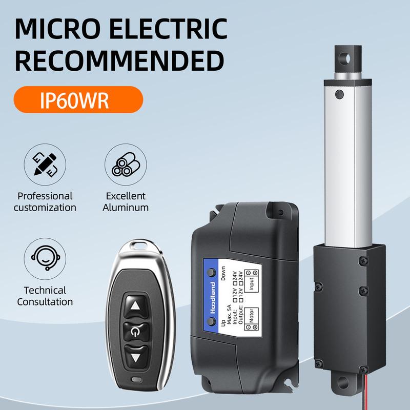 Mini telescopic linear actuator small micro 6V/12V/24VDC electric reciprocating lifting linear actuator suitable for robots