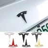 ALQ1 Для Tesla Model 3 Mode Y Сплав Цинка Автомобильная Передняя Наклейка-Логотип На Капот Стиль Эмблема На Задний Багажник Кузова Автомобиля С Радиусом Аксессуары