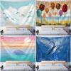 Мультфильм Океан Кит Узор Гобелен Домашний Настенный Декор Гобелен Спальня Гостиная Гобелен