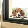 Fun-f101 Мультяшная собака, выглядывающая из стекла, фон для окна, декоративная наклейка на окно, электростатический УФ-излучение