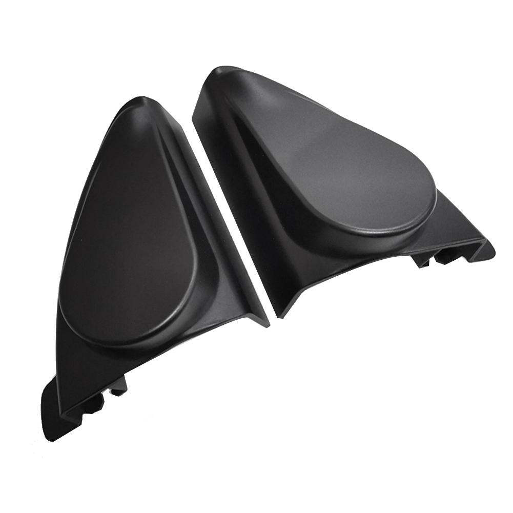A76T-Car Door Panel Audio Horn Cover Tweeter Triangular Speaker Loudspeaker Cover Trim For Cruze 2009 2010 2011