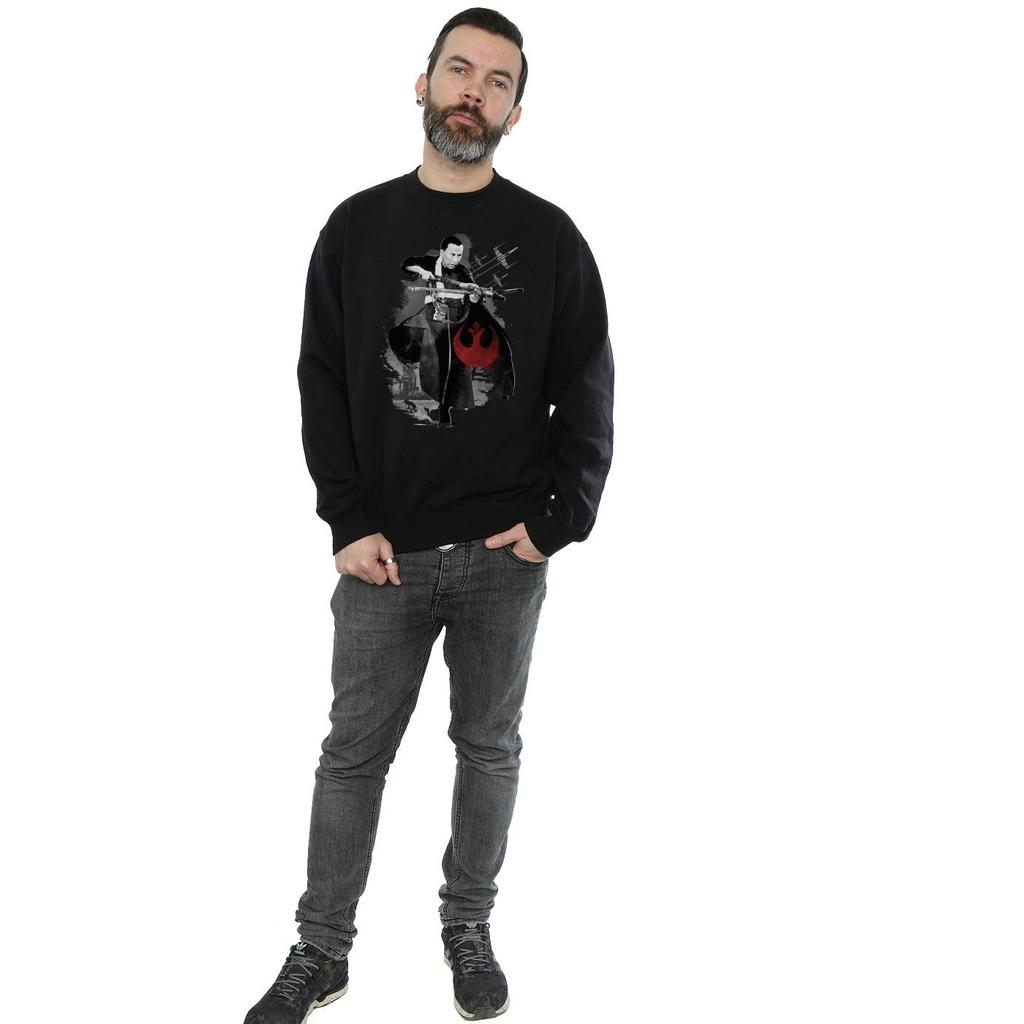 Star Wars Mens Rogue One Aiming Chirrut Sweatshirt
