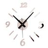 Modern Numbers DIY Adhesive Wall Clock Sticker Living Room Office Hanging Decor
