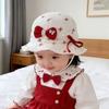 Весенняя детская шляпа для защиты от солнца с бантом - Милый корейский стиль